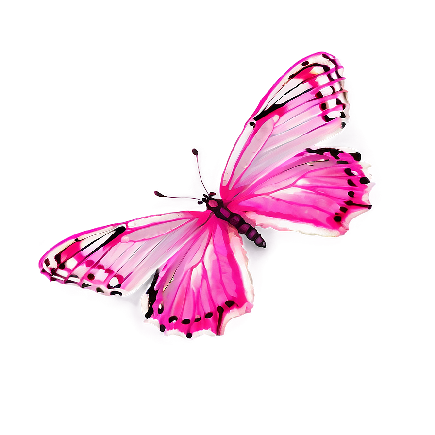 Real Pink Butterfly Png 06212024