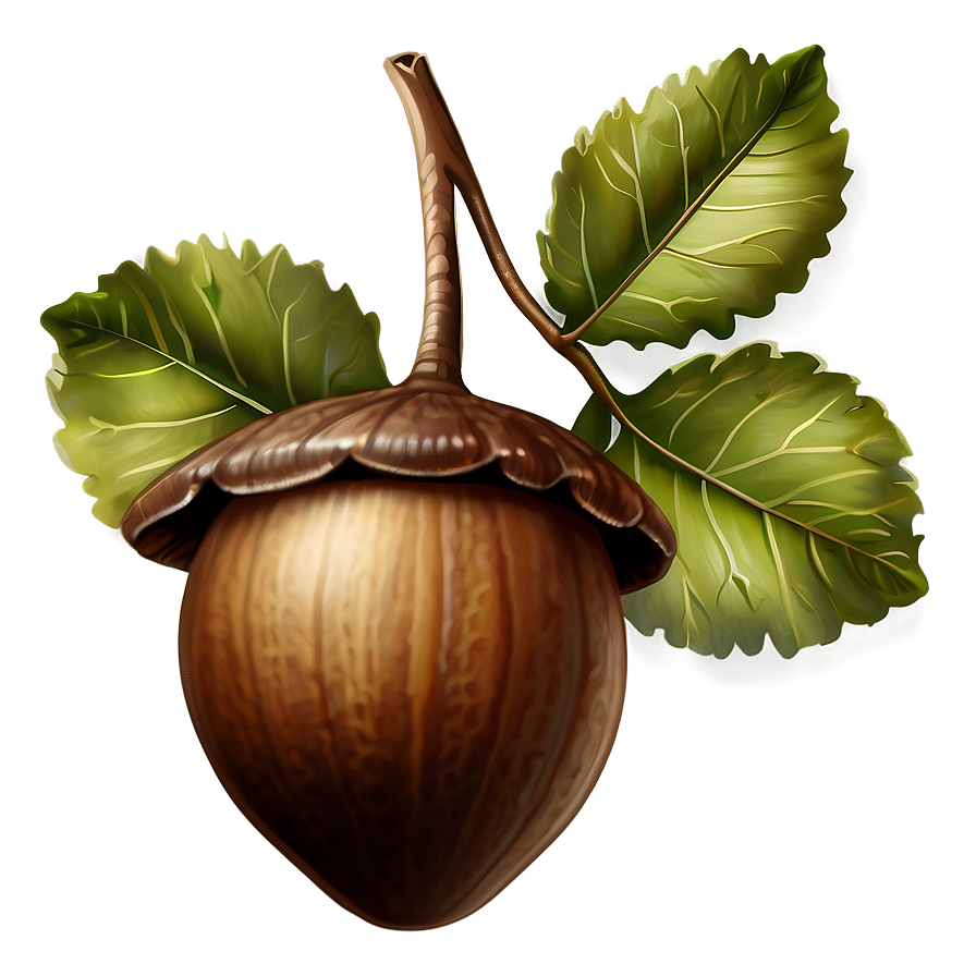 Realistic Acorn Clipart Png 05252024