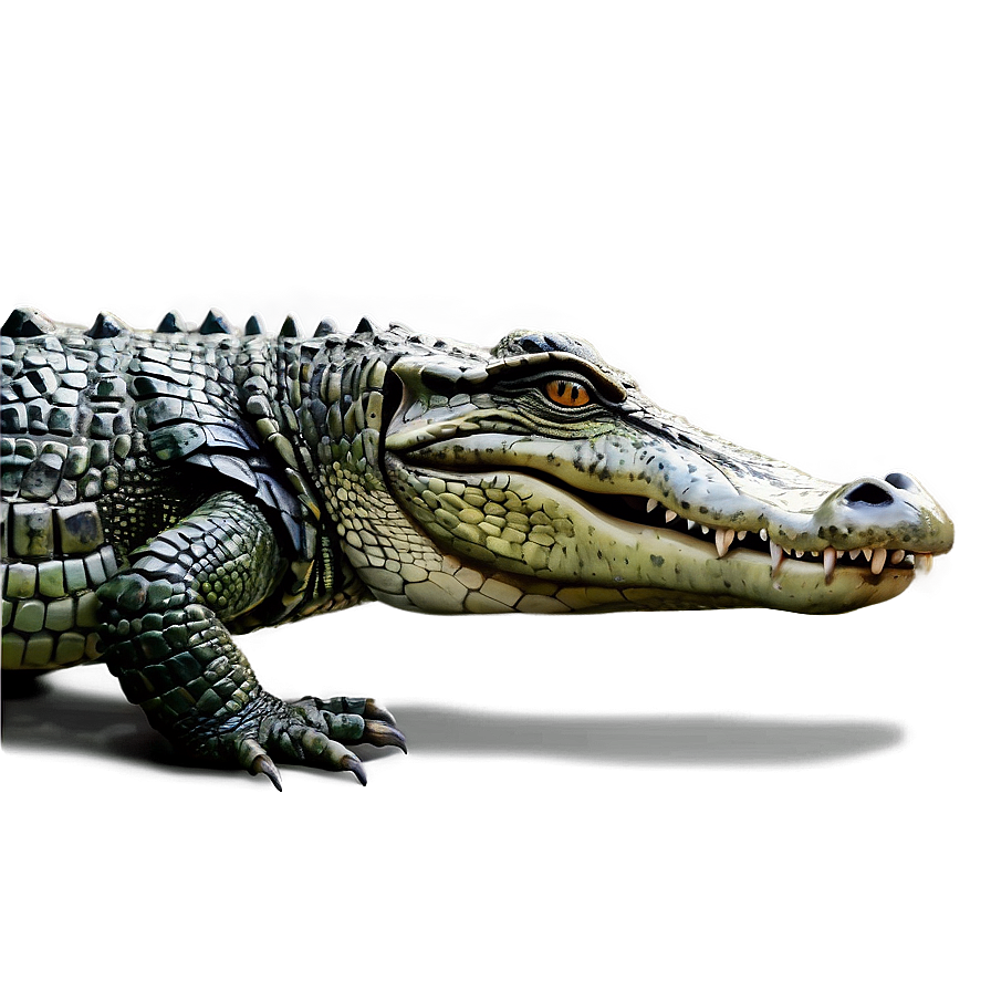 Realistic Alligator Art Png Otu92