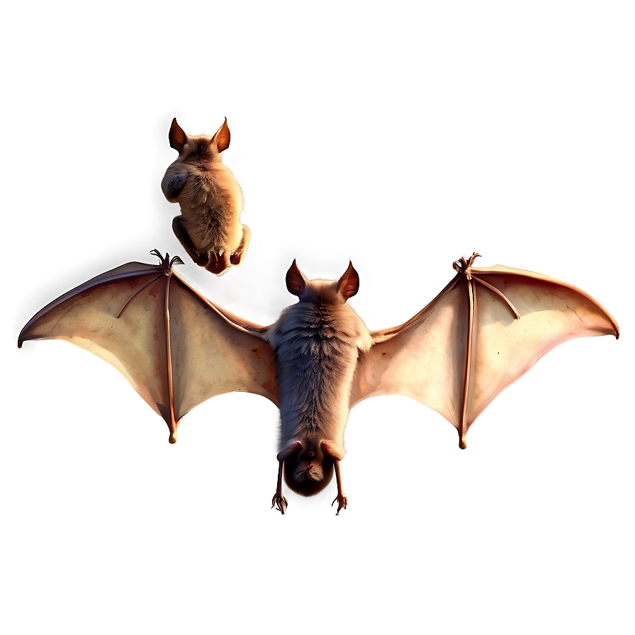 Realistic Bats Illustration Png 47