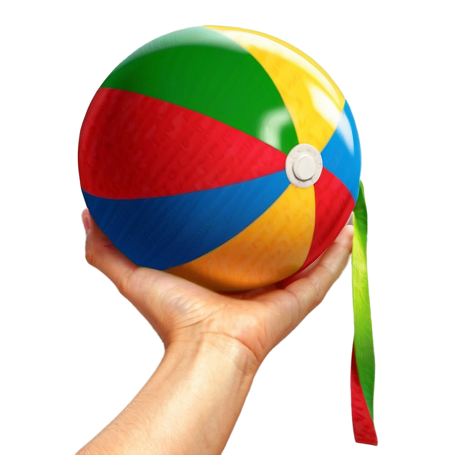 Realistic Beach Ball Png 05242024