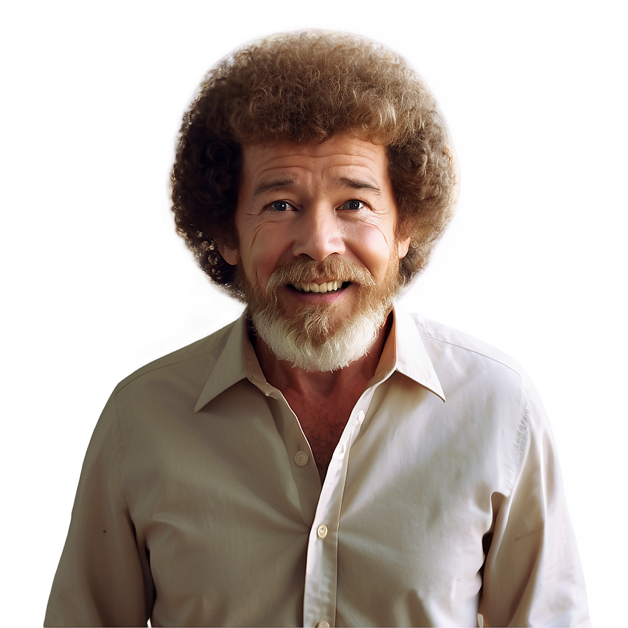 Realistic Bob Ross Hair Png Mfj