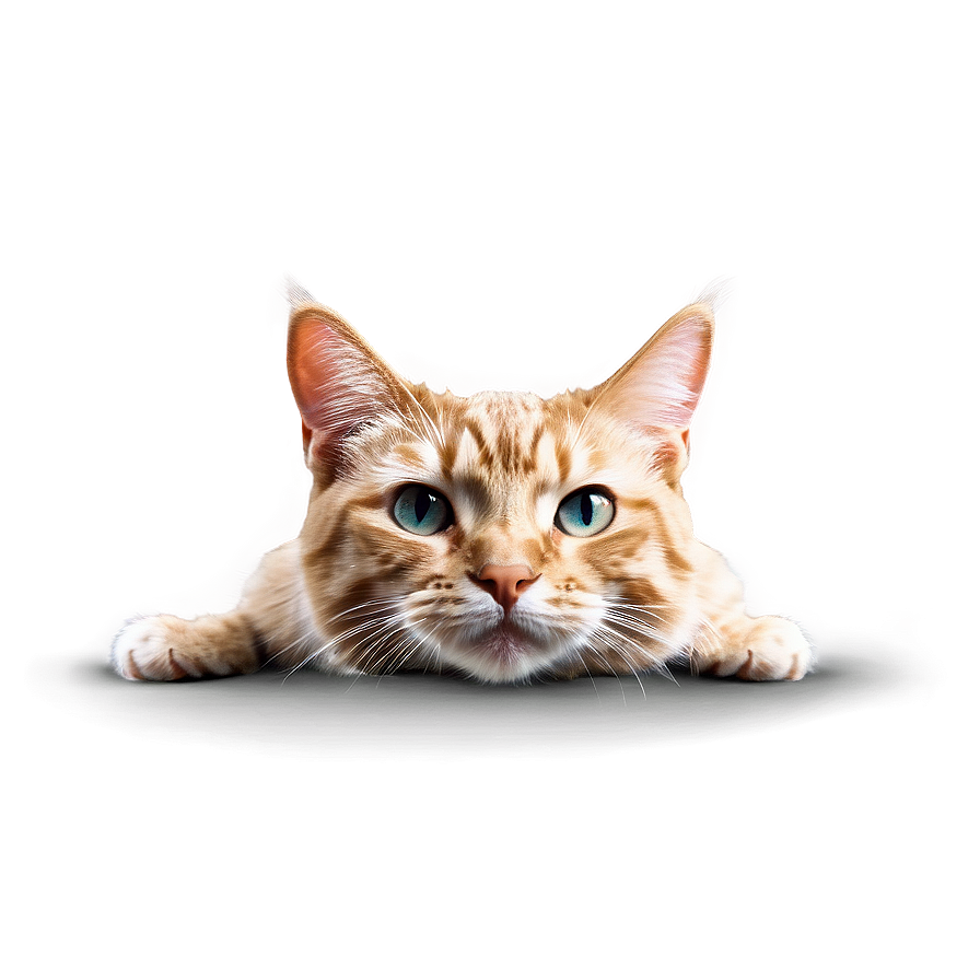 Realistic Cat Ear Illustration Png 06212024