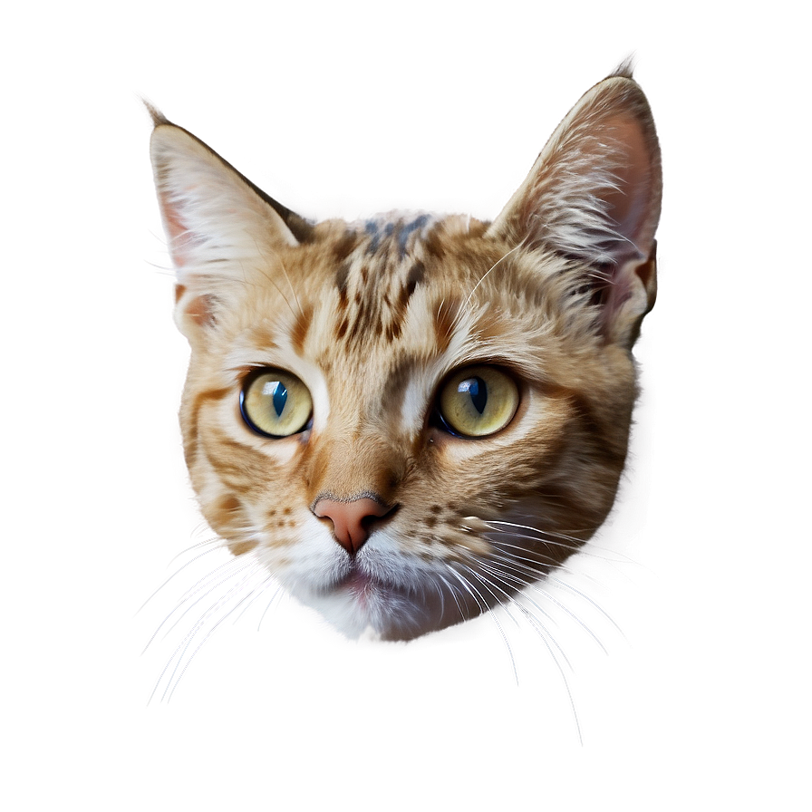 Realistic Cat Head Drawing Png Sgk51