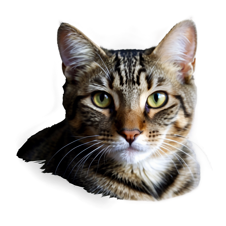 Realistic Cat Portrait Png A