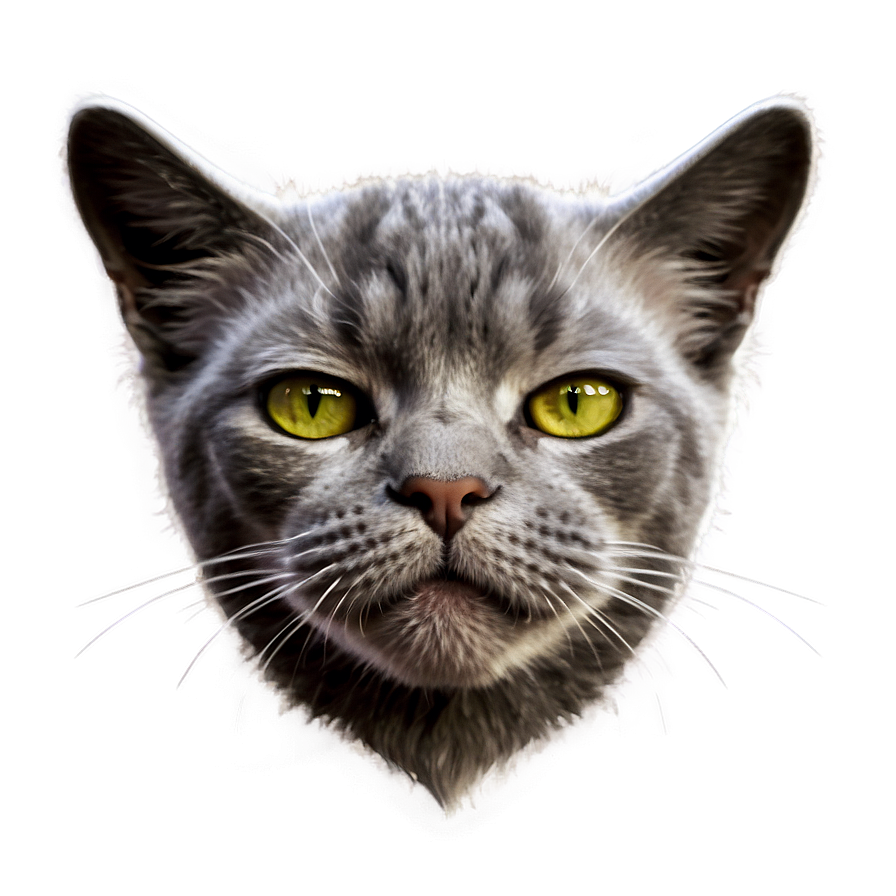 Realistic Cat Portrait Png C