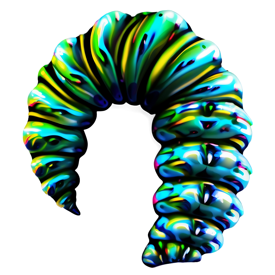 Realistic Caterpillar Design Png 1