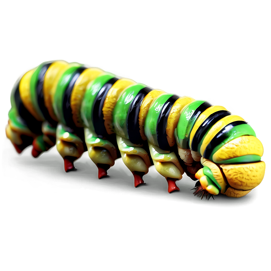 Realistic Caterpillar Design Png Ewb