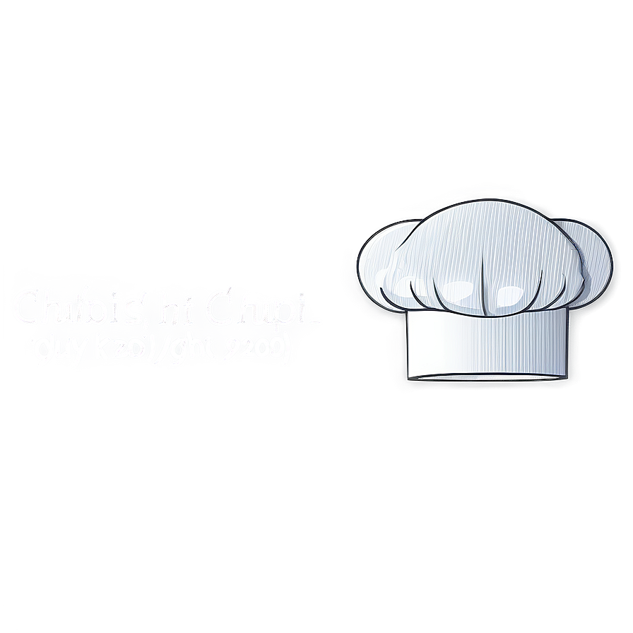 Realistic Chef Hat Artwork Png 10