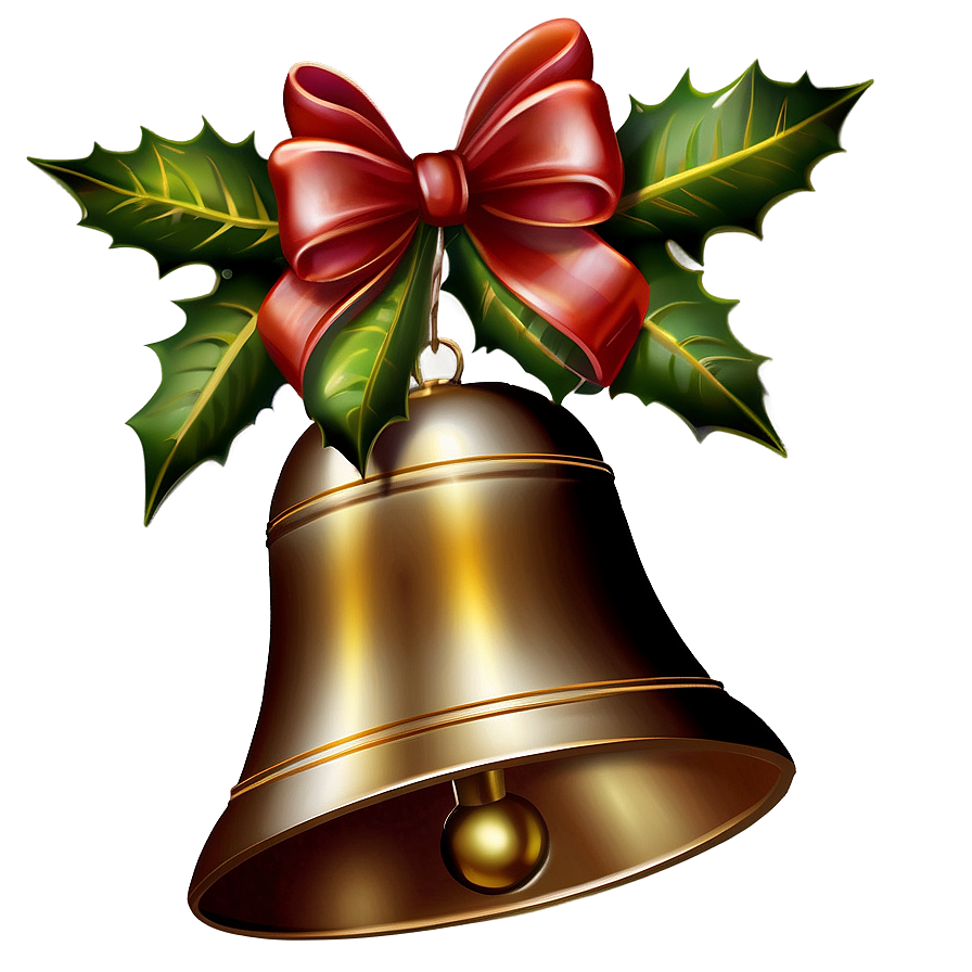 Realistic Christmas Bells Png 06122024