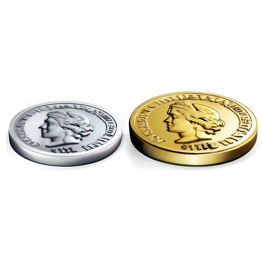 Realistic Coin Png 25
