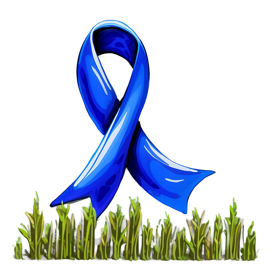 Realistic Colon Cancer Ribbon Png Pcw