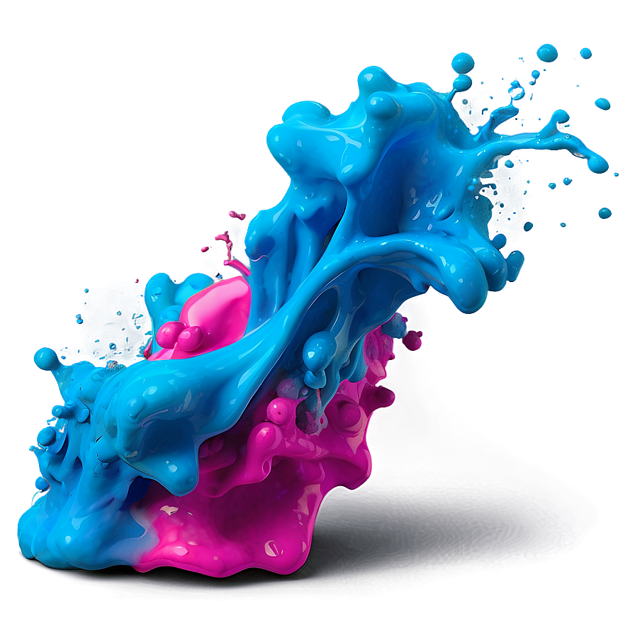 Realistic Color Splash Png Vva