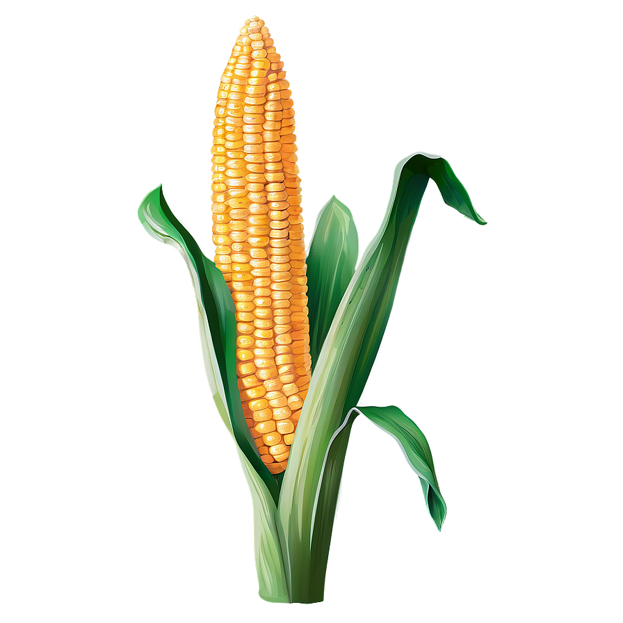 Realistic Corn Stalk Png 06122024