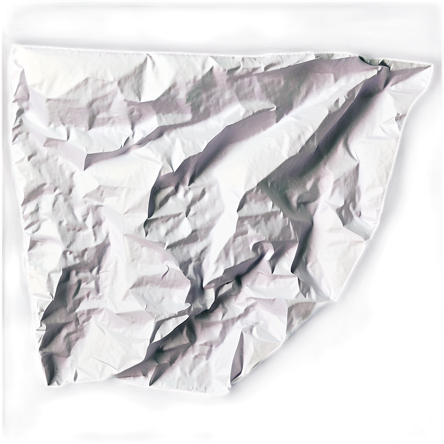 Realistic Crumpled Paper Png 05242024