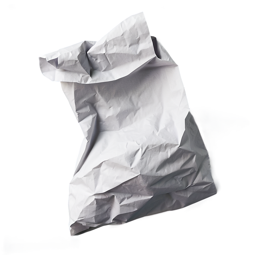 Realistic Crumpled Paper Png 05242024