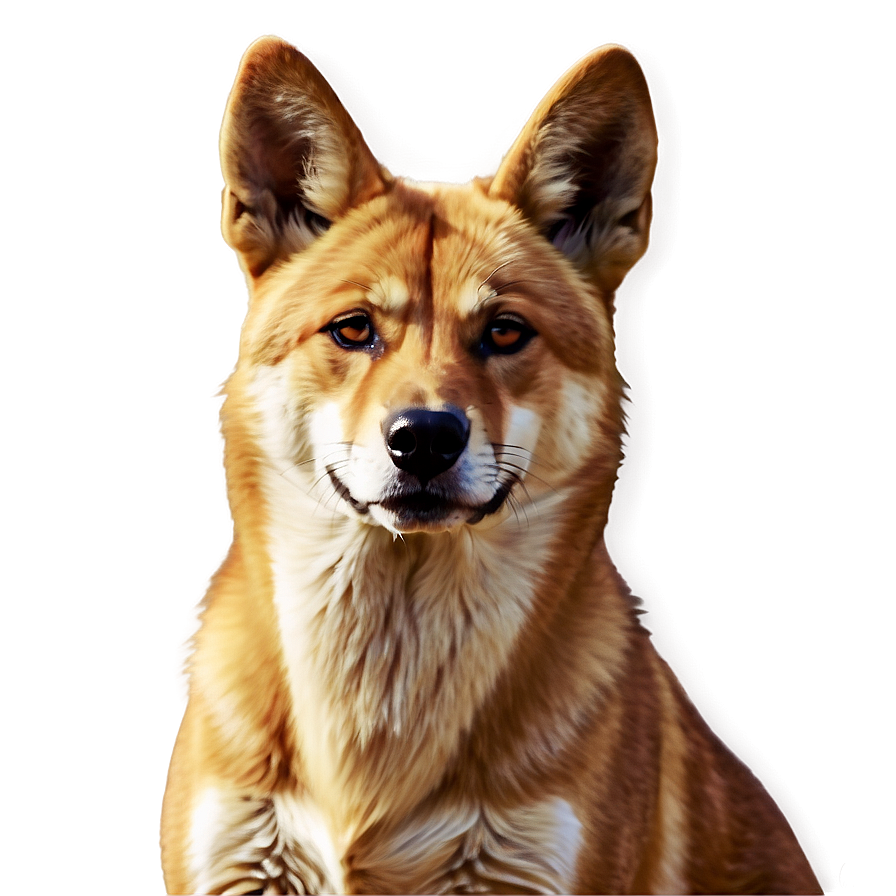 Realistic Dingo Art Png 06202024