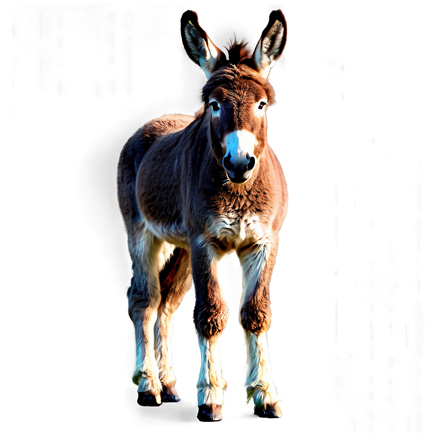 Realistic Donkey Drawing Png 26