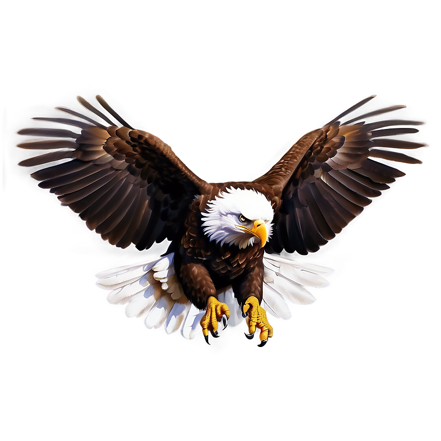 Realistic Eagle Wings Drawing Png 34