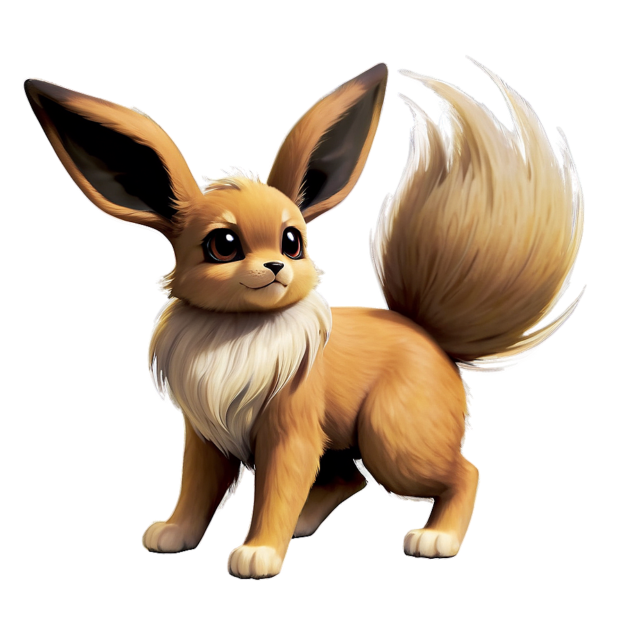 Realistic Eevee Art Png 05062024