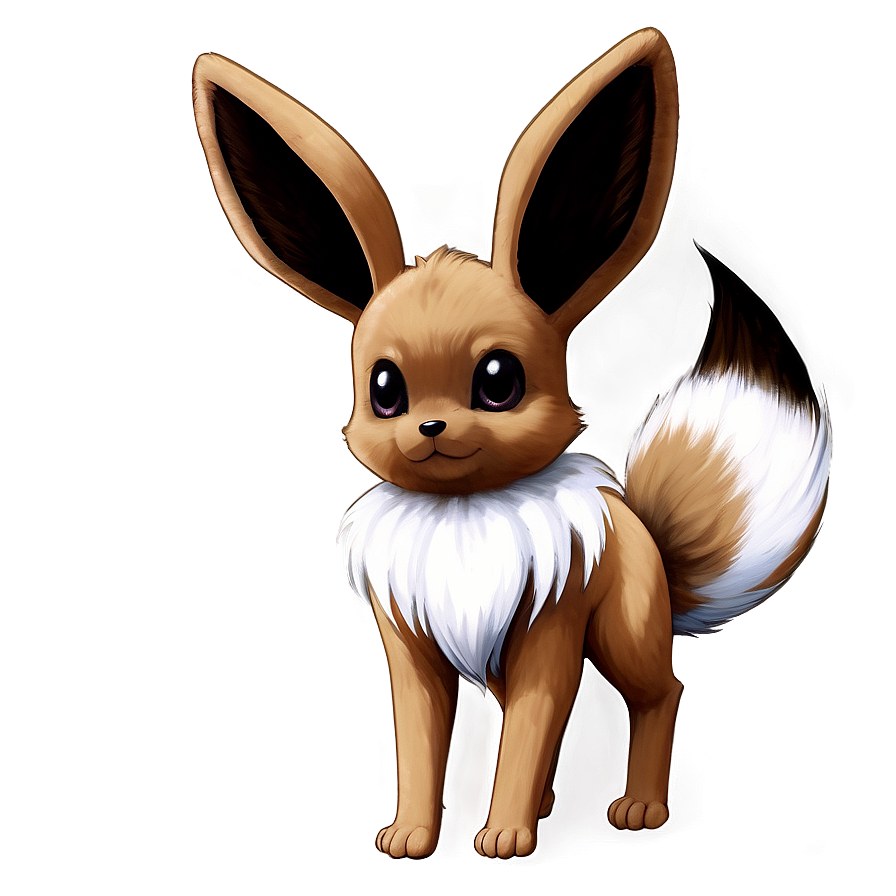 Realistic Eevee Art Png Exg36