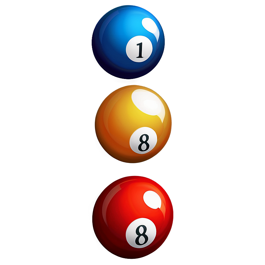 Realistic Eight Ball Illustration Png 06292024