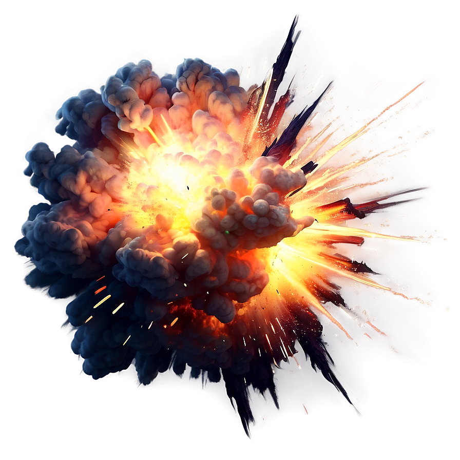 Realistic Explosion Illustration Png 58