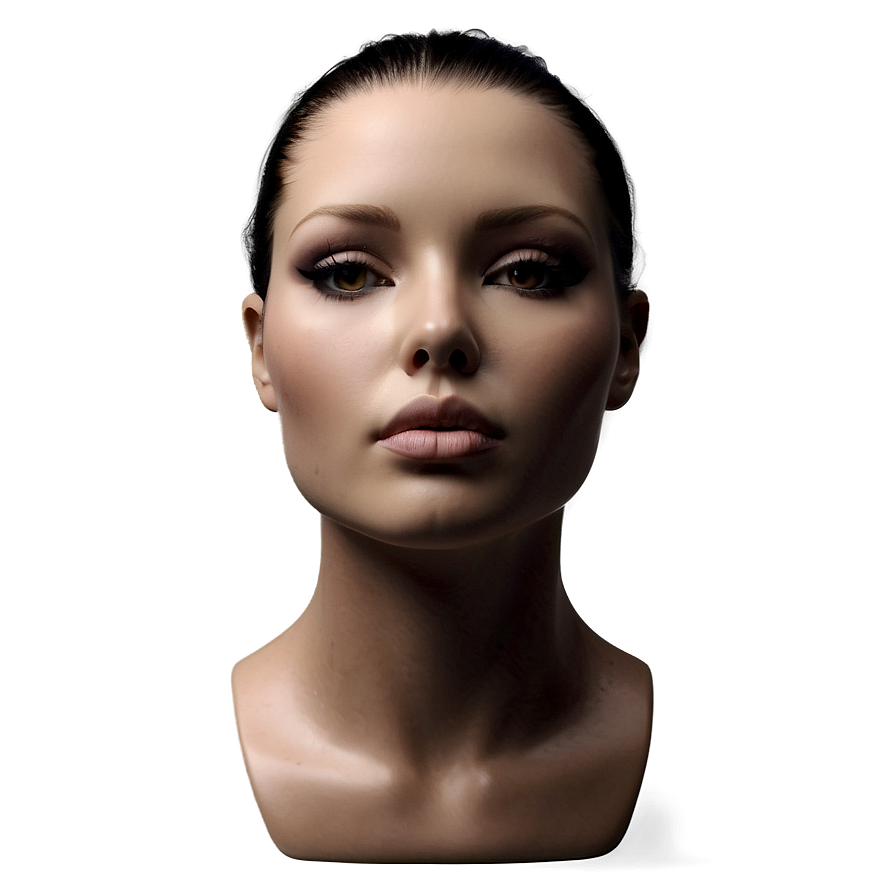 Realistic Female Mannequin Head Png Tai