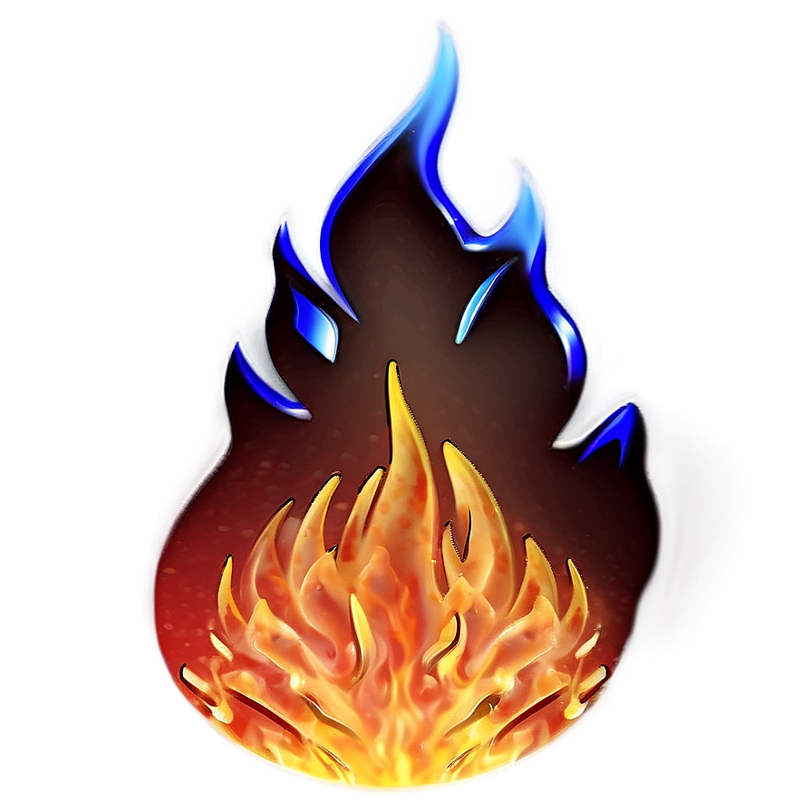 Realistic Fire Flame Png Wre