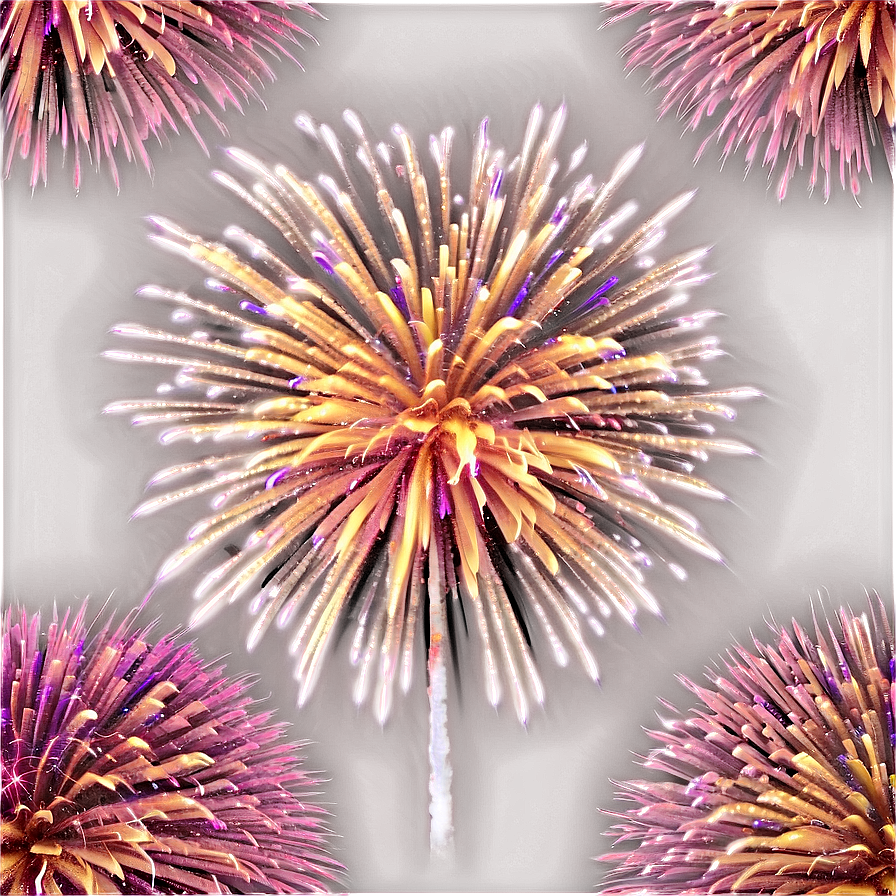 Realistic Fireworks Png 05042024