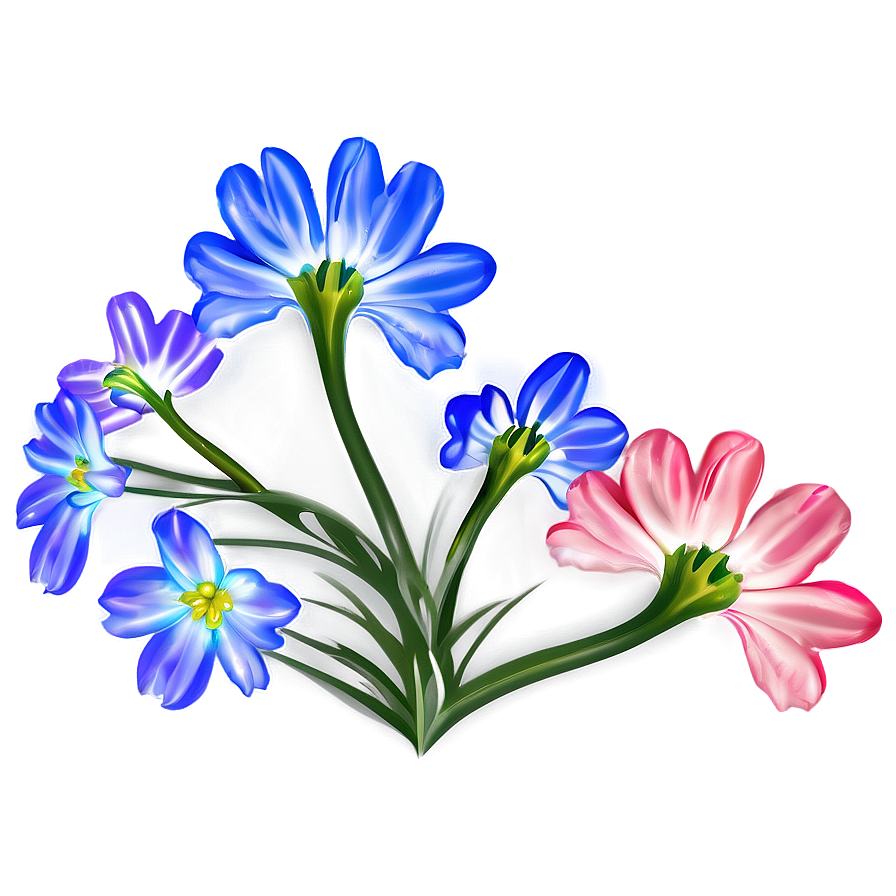 Realistic Flower Outline Png Rxe5