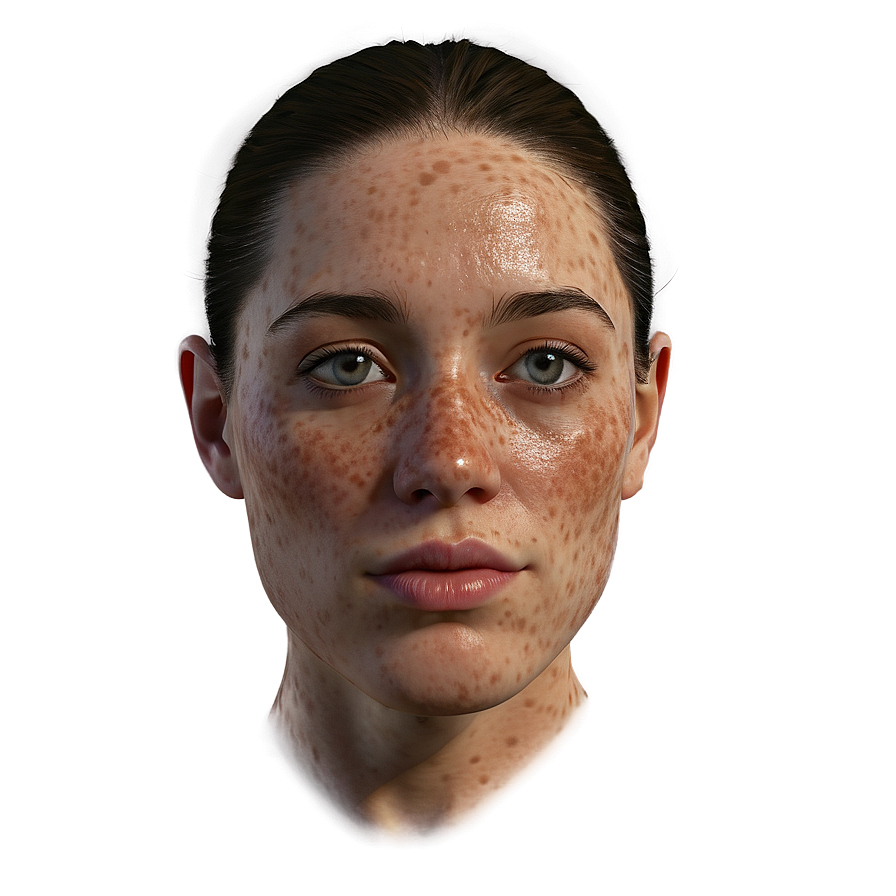 Realistic Freckles Texture Png 91