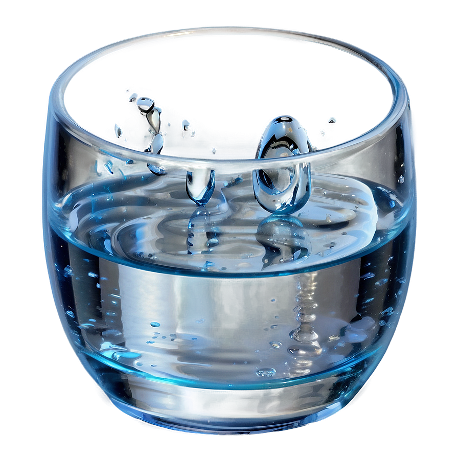 Realistic Glass Of Water Png Yit89