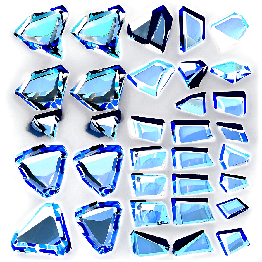 Realistic Glass Shards Png 78