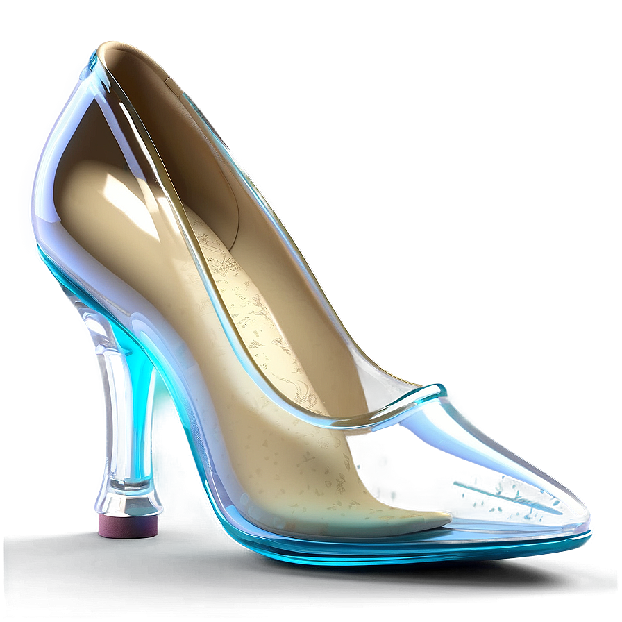 Realistic Glass Slipper Render Png Lew82