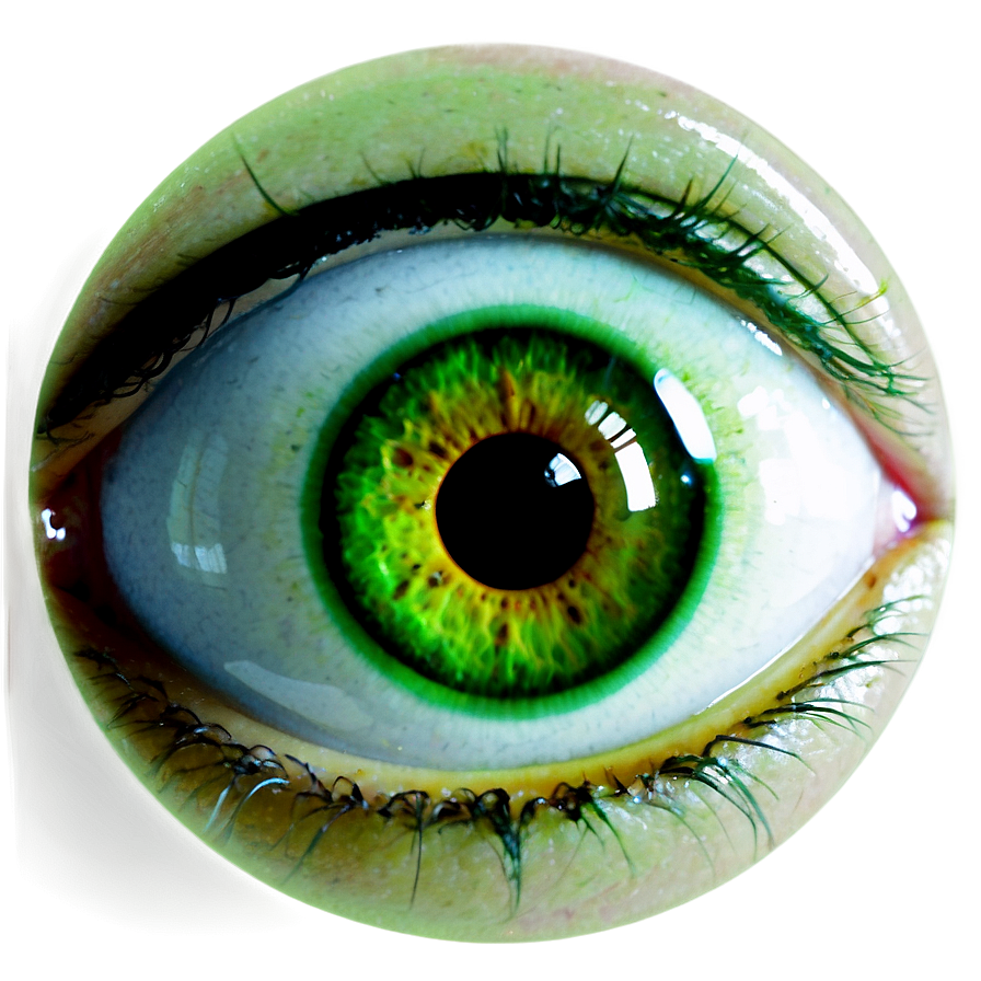 Realistic Green Eye Drawing Png Vnk