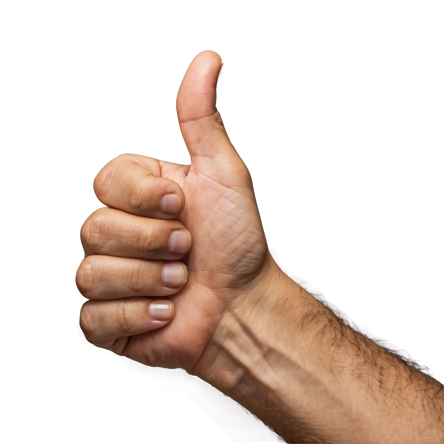 Realistic Hand Thumbs Up Png Uyg