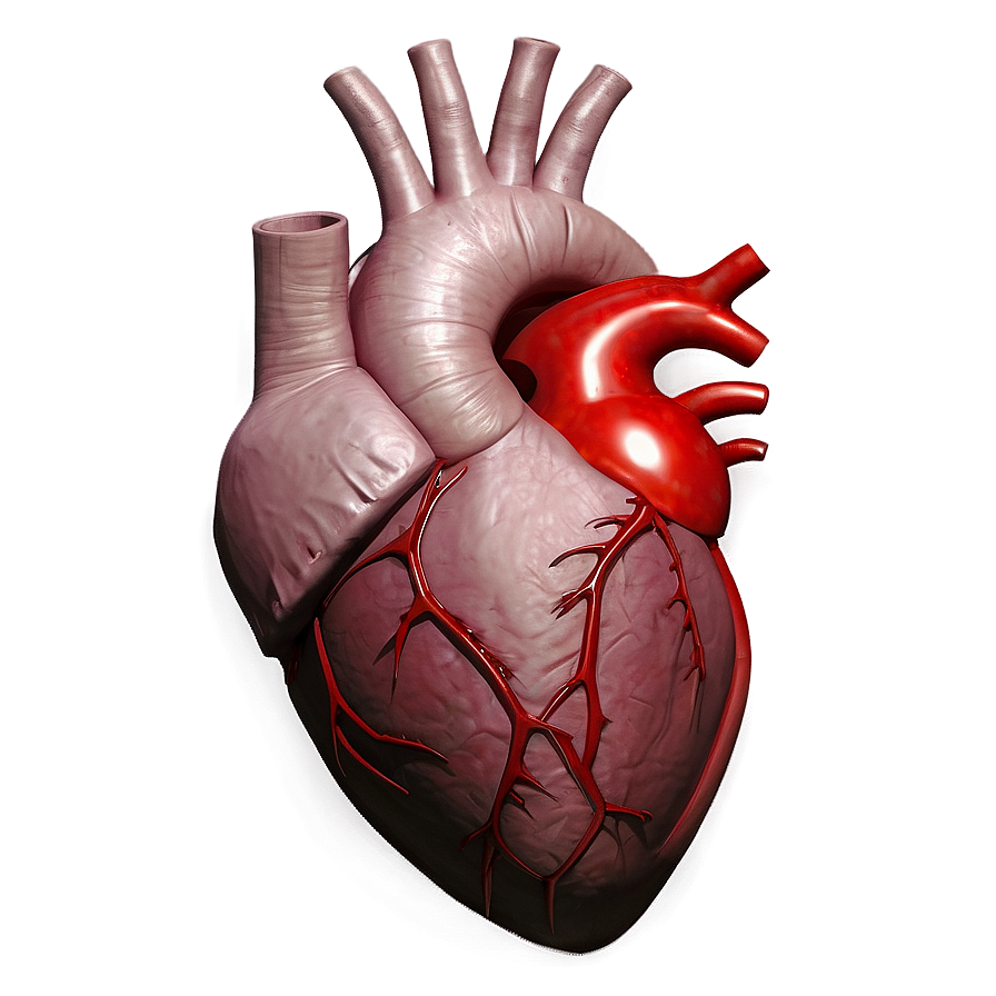 Realistic Heart Artwork Png 56