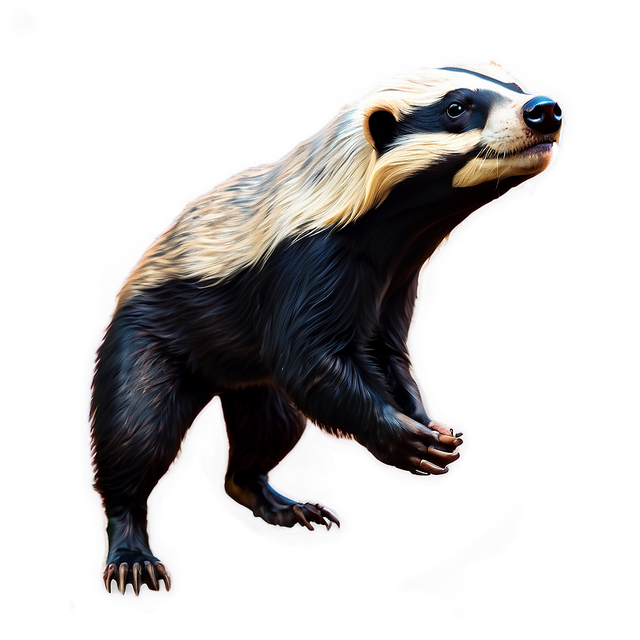 Realistic Honey Badger Drawing Png 33