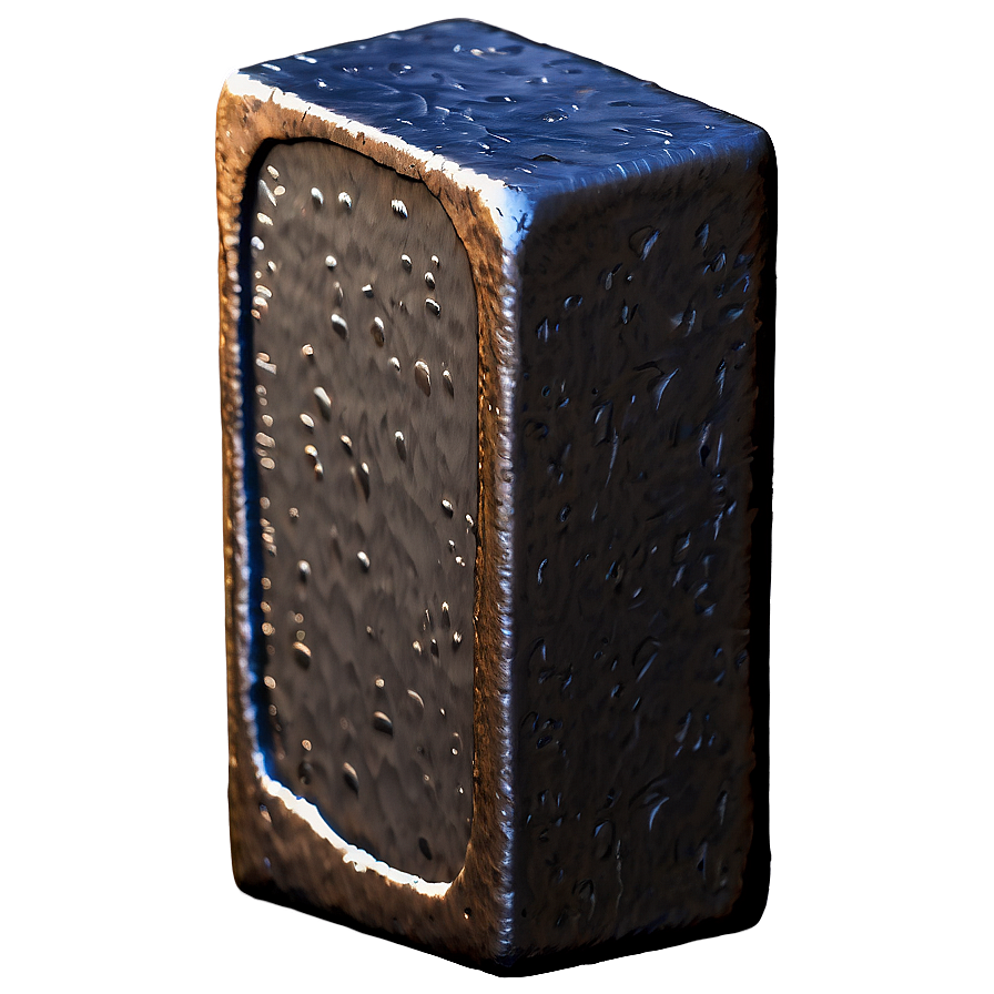 Realistic Iron Ingot Png 06272024