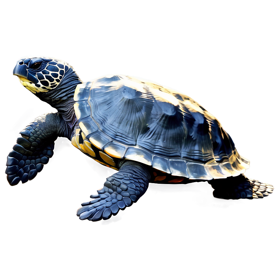 Realistic Leatherback Turtle Illustration Png 20