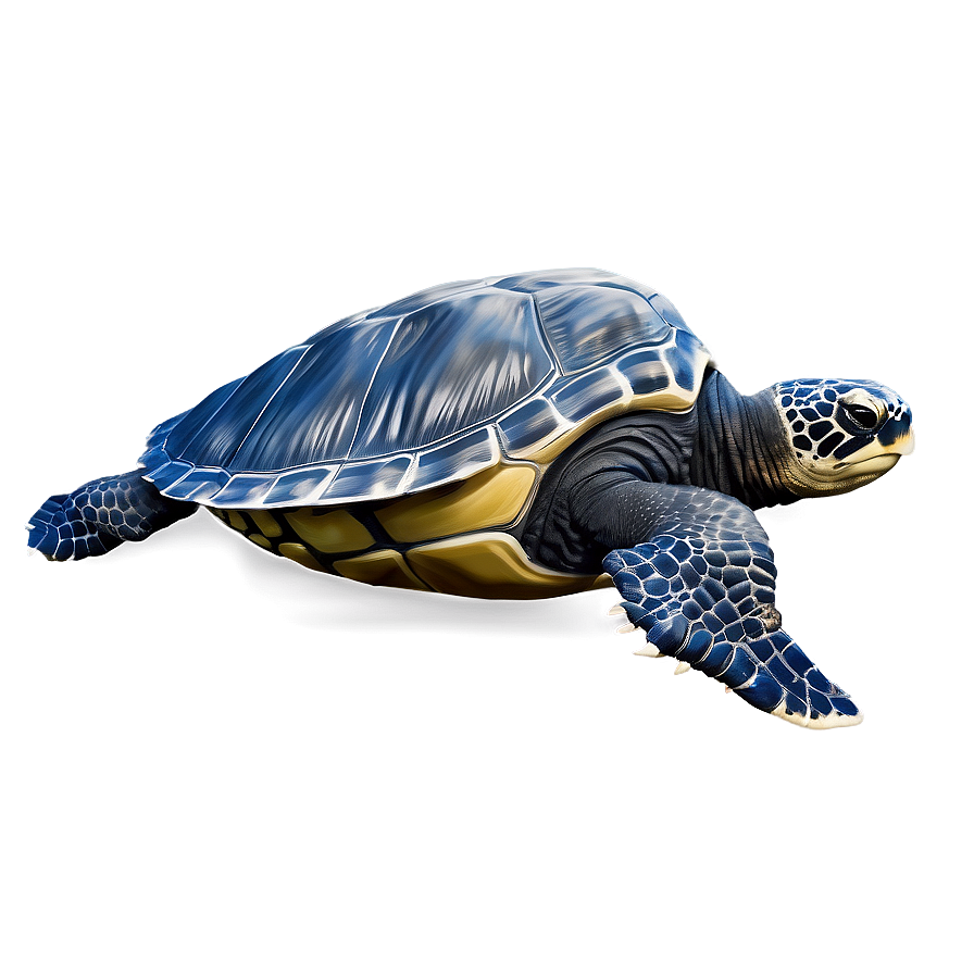 Realistic Leatherback Turtle Illustration Png Num