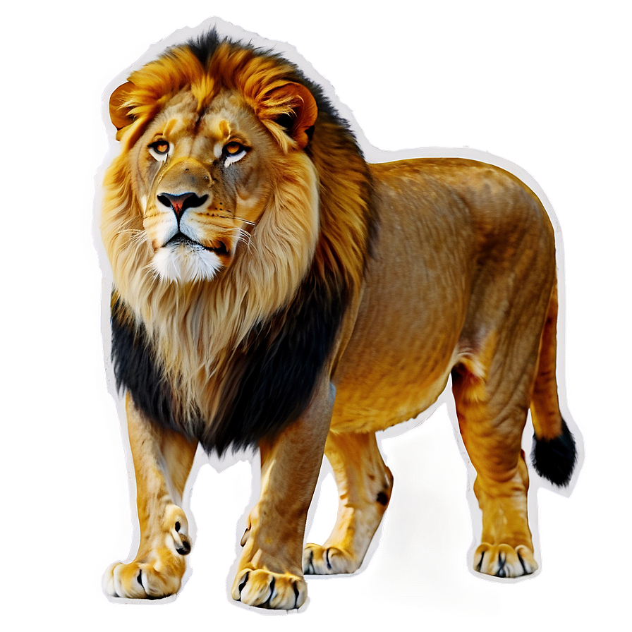 Realistic Lion Drawing Png 05032024