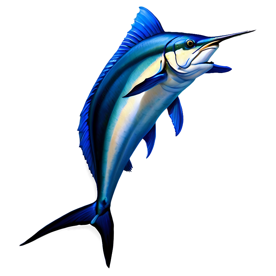 Realistic Marlin Drawing Png 79