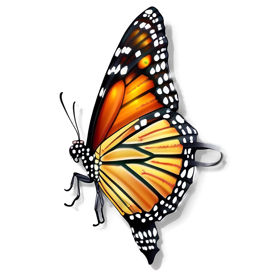 Realistic Monarch Butterfly Png 05252024