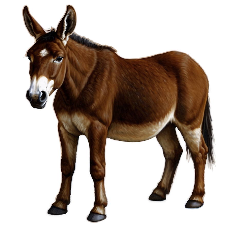 Realistic Mule Artwork Png 62