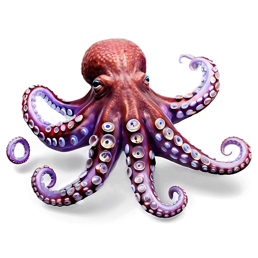 Realistic Octopus Art Png 05062024