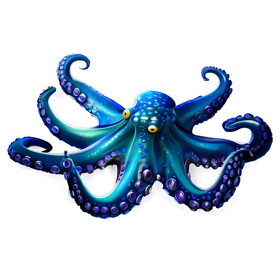 Realistic Octopus Art Png 61