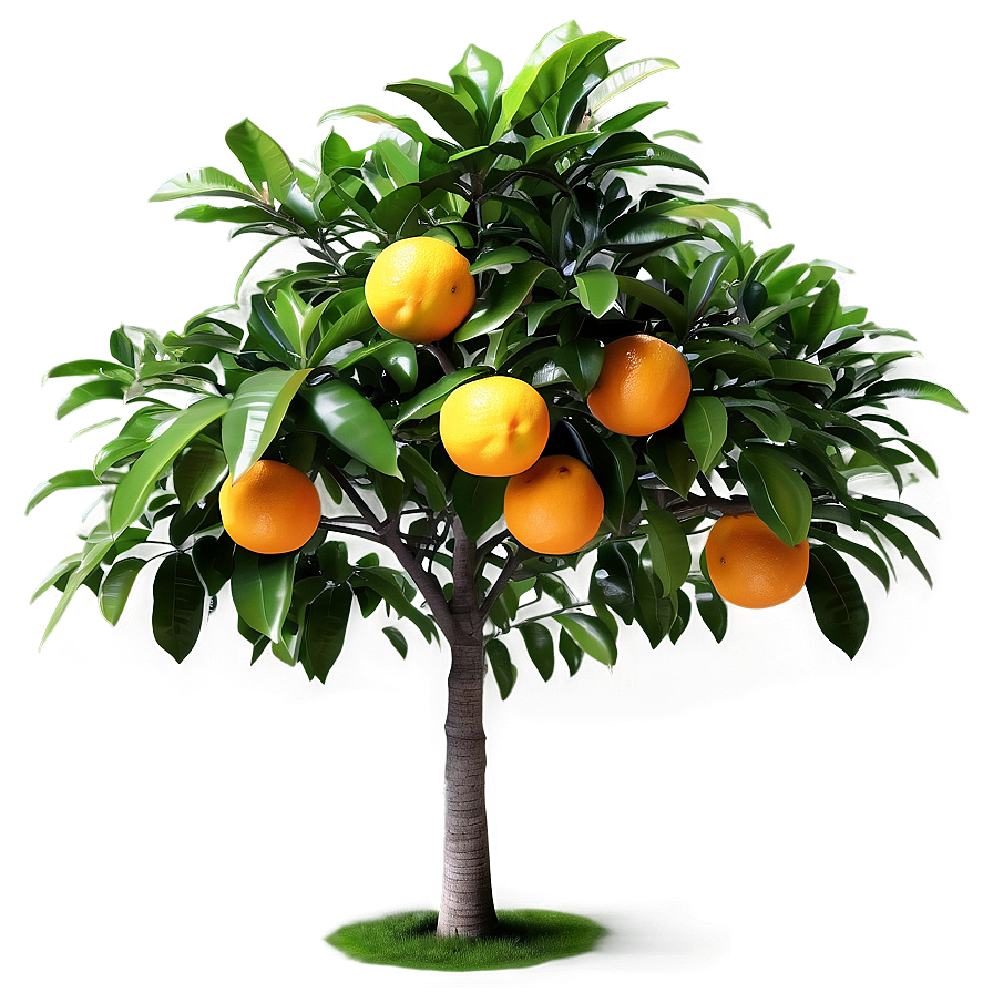 Realistic Orange Tree Png 89