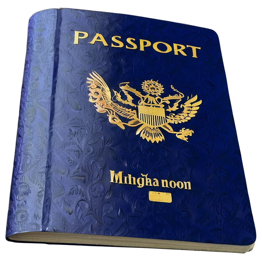 Realistic Passport Open Page Png Ttp4